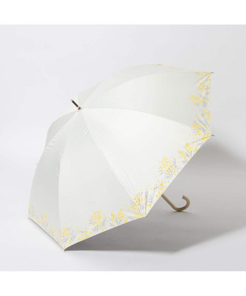 UNBILLION cache nez / 軽量サークルミモザプリントショートパラソル 