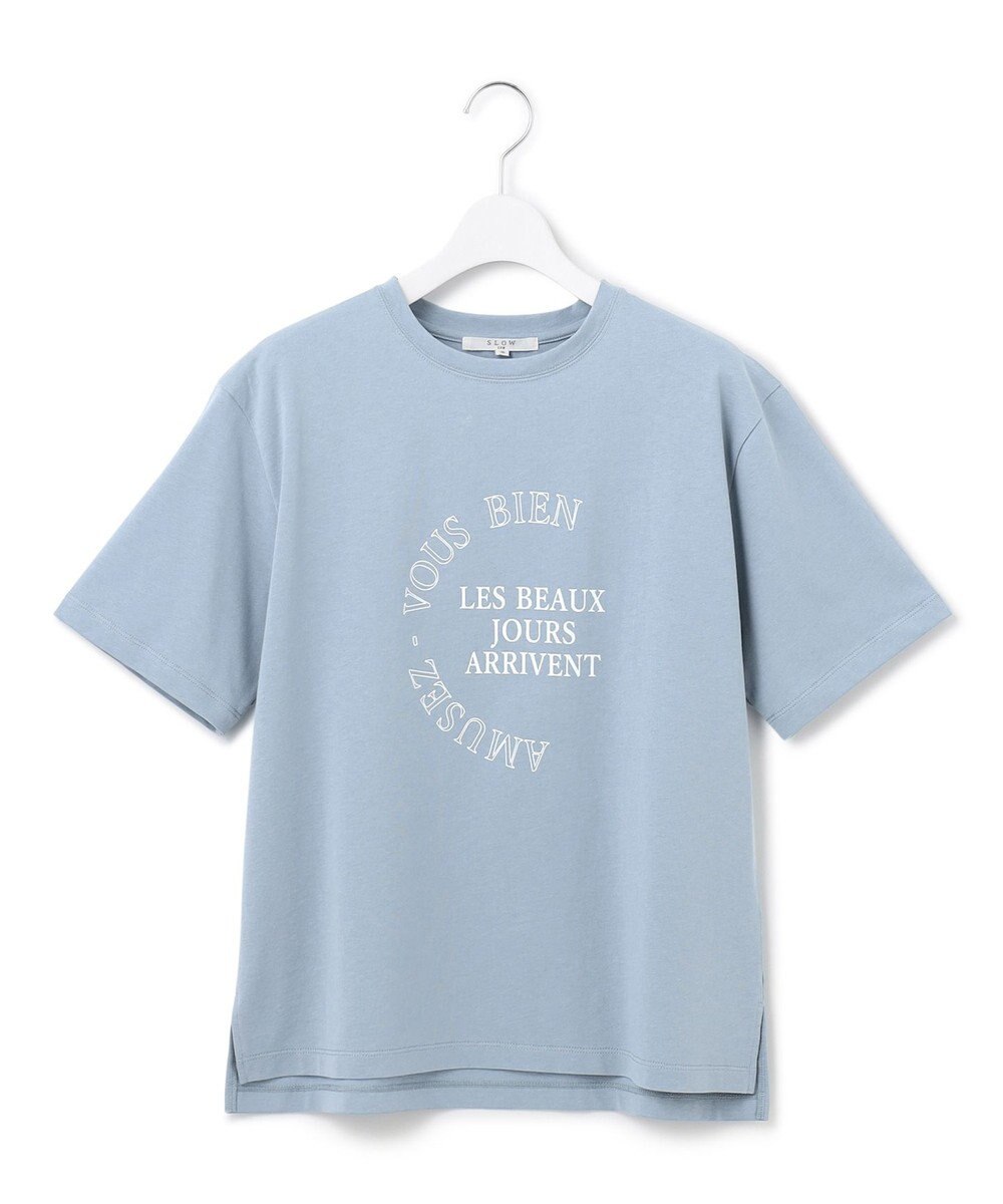 23区 S 【SLOW/一部店舗限定】エフォートレス プリントTシャツ 
