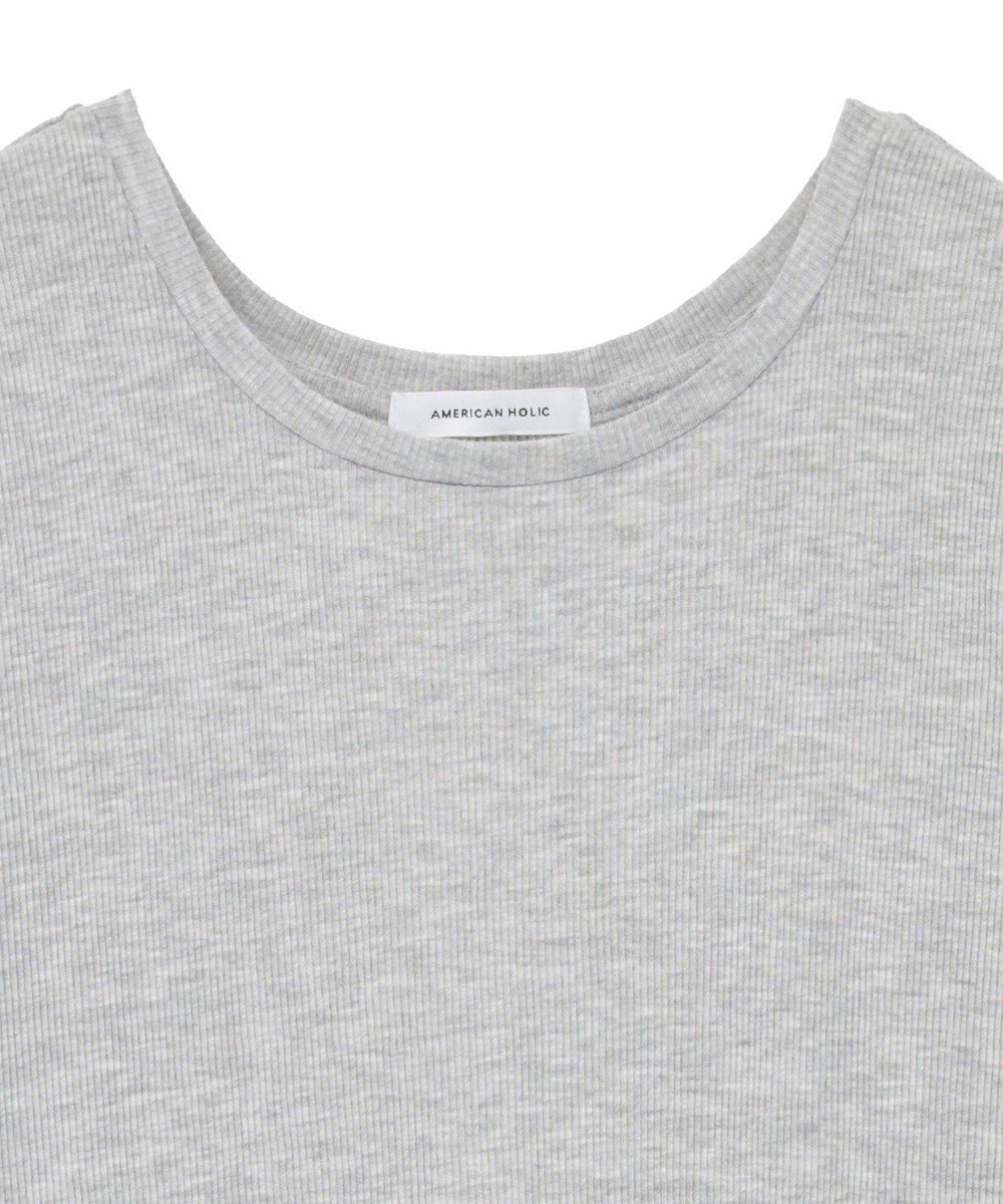 AMERICAN HOLIC シアーリブプルオーバー 