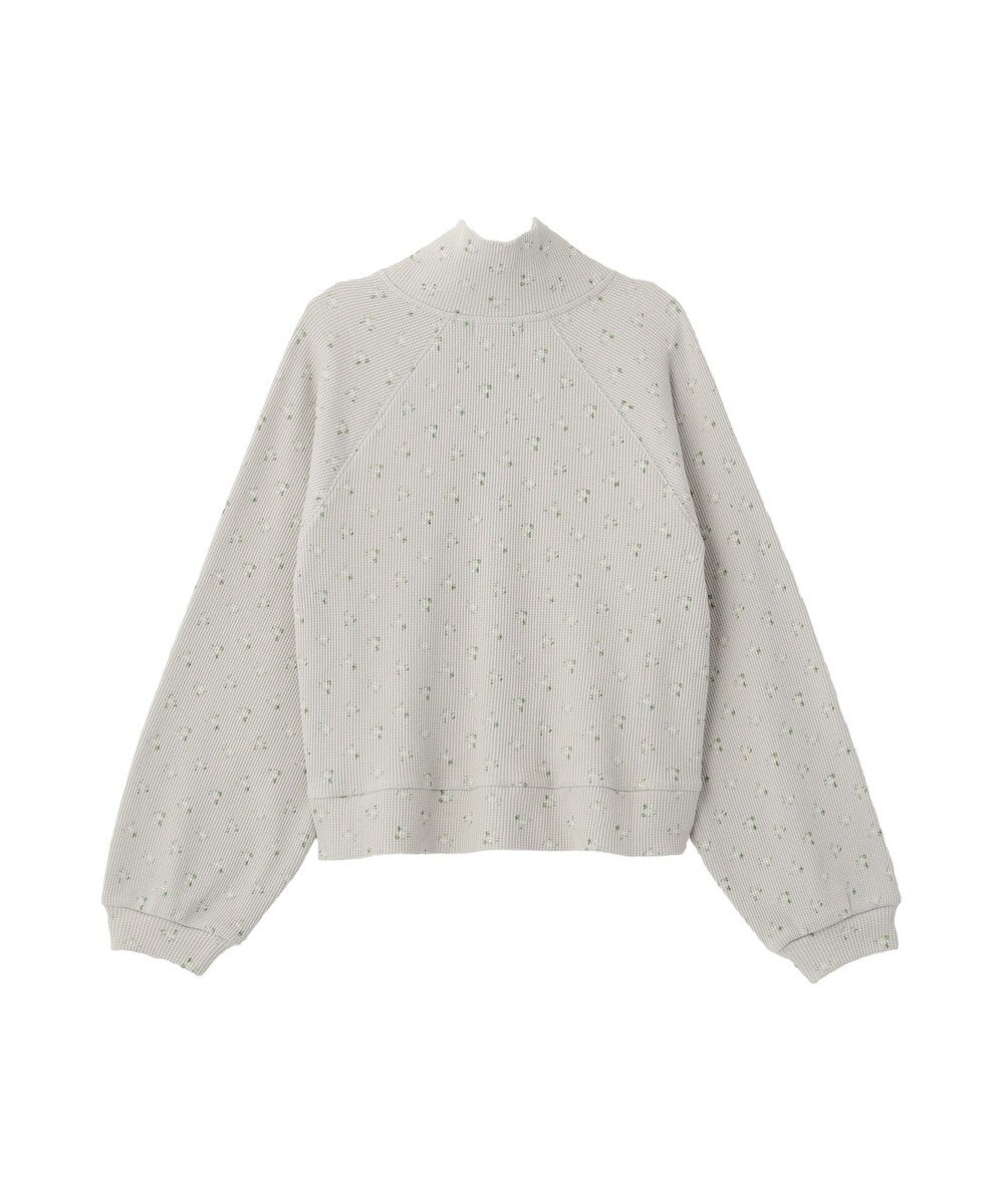 earth music&ecology 【予約】【綿100％】ダブルジップワッフルカーディガン 