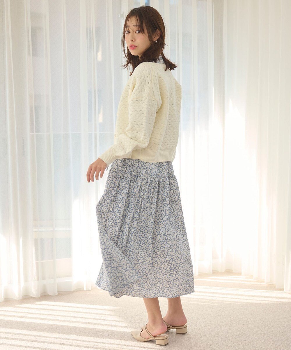 Feroux 【洗える】ポコポコ カーディガン 