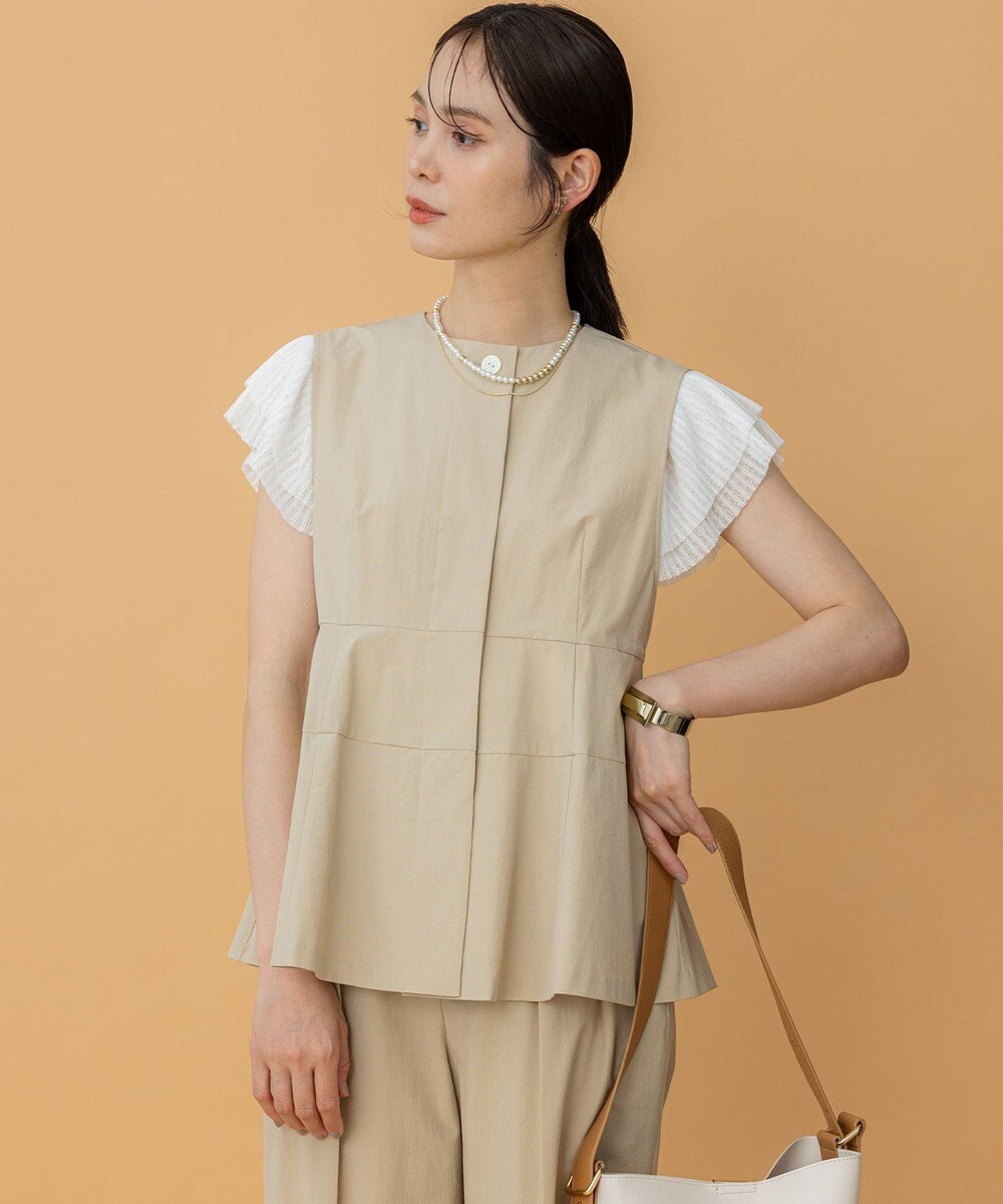 組曲 スーパーライトストレッチ ジレ 