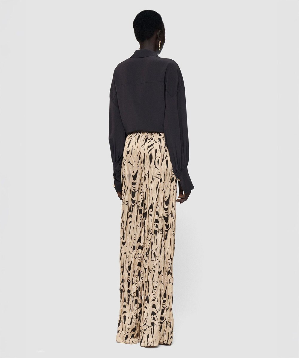 JOSEPH プリントクリンクル　トラウザーズ 