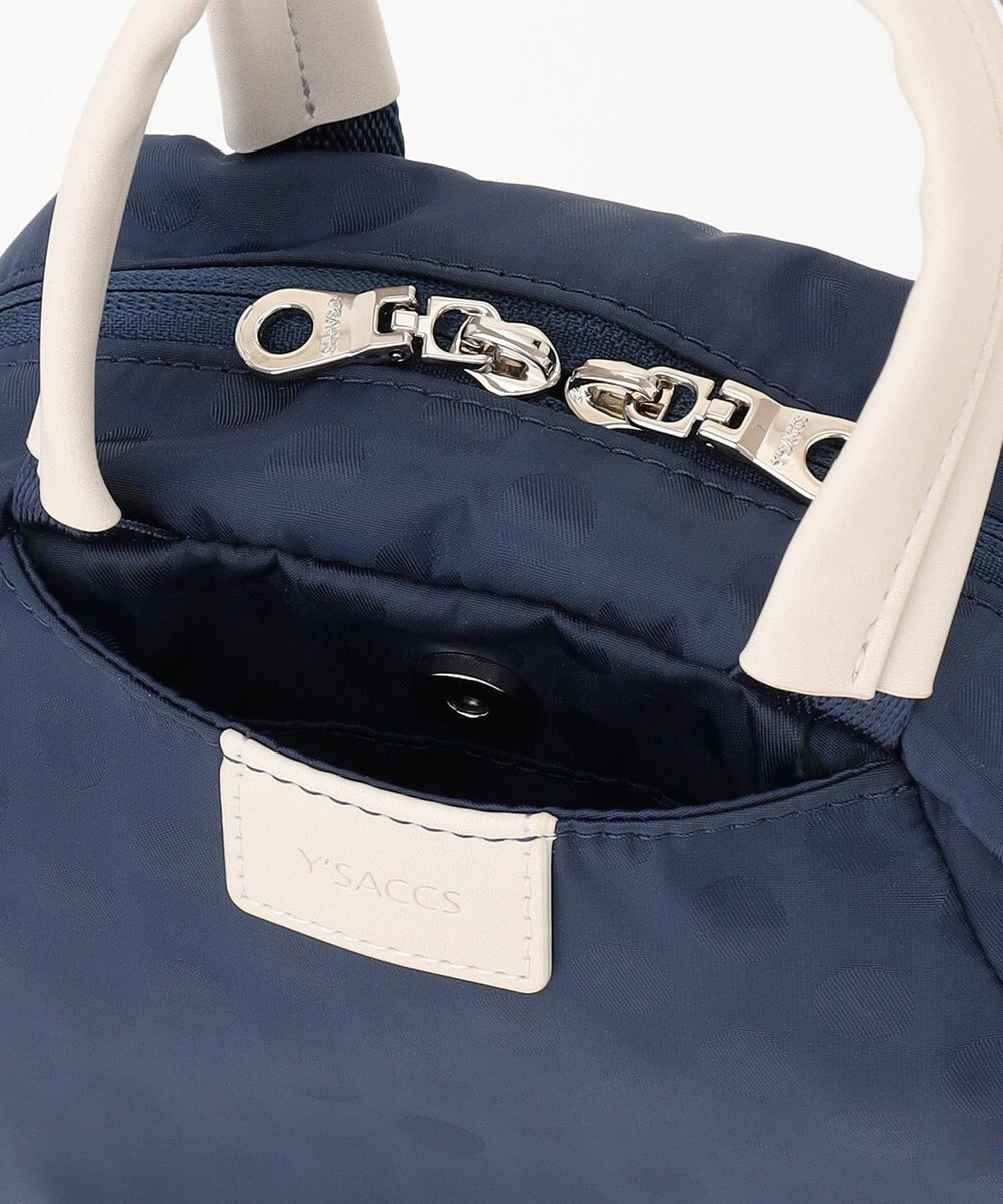 Y'SACCS はっ水ドットジャカード　ショートハンドル付き　軽量2wayショルダー 