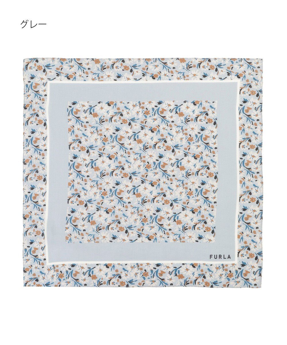 MOONBAT フルラ (FURLA) コットンプチスカーフ 50cm×50cm 