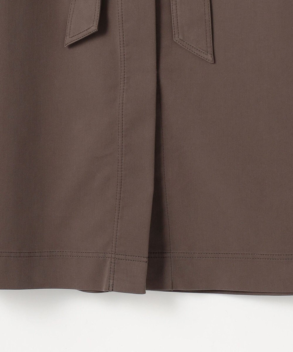 自由区 L ブラッシュドコットンサテンナロー スカート 