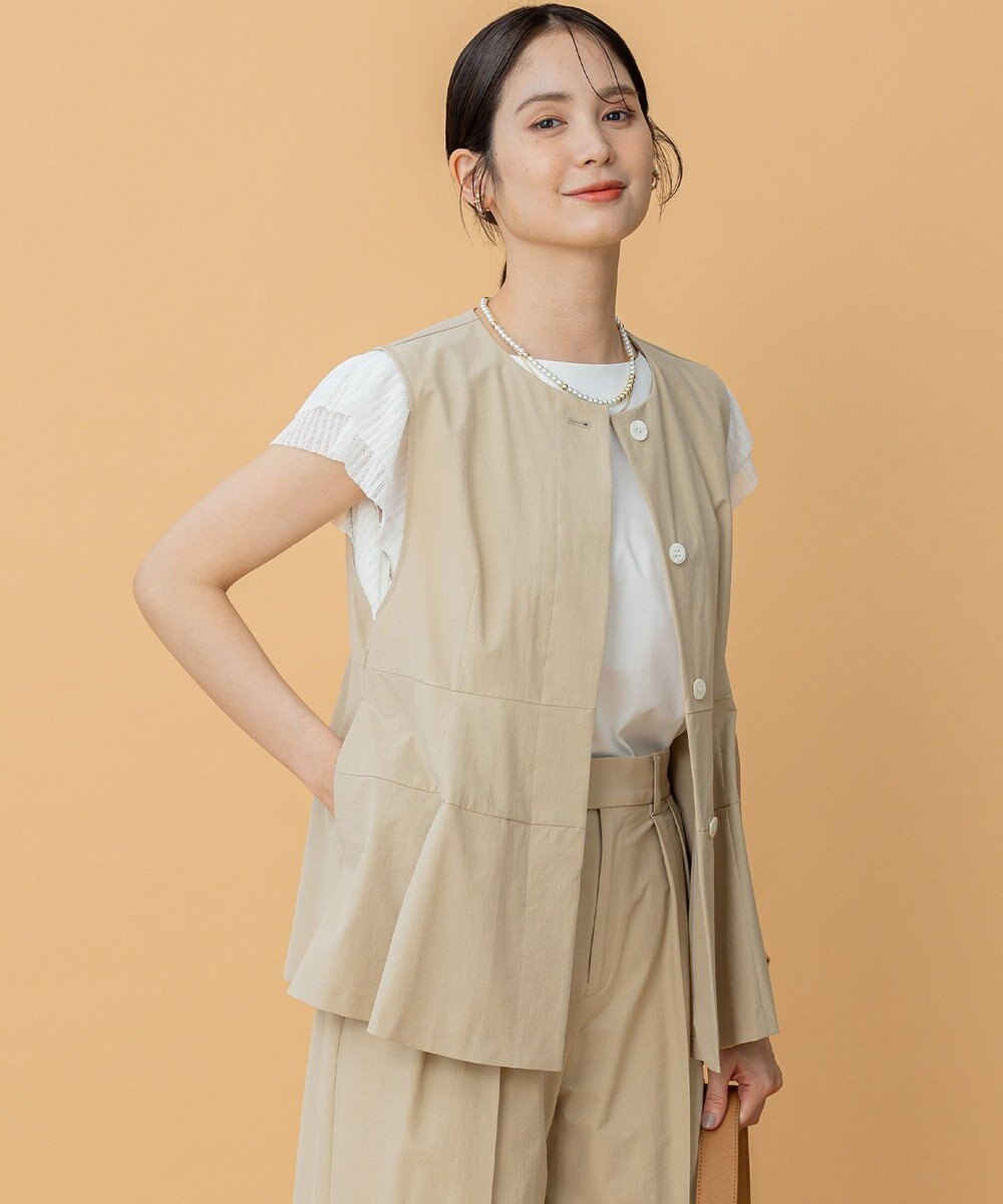 組曲 スーパーライトストレッチ ジレ 