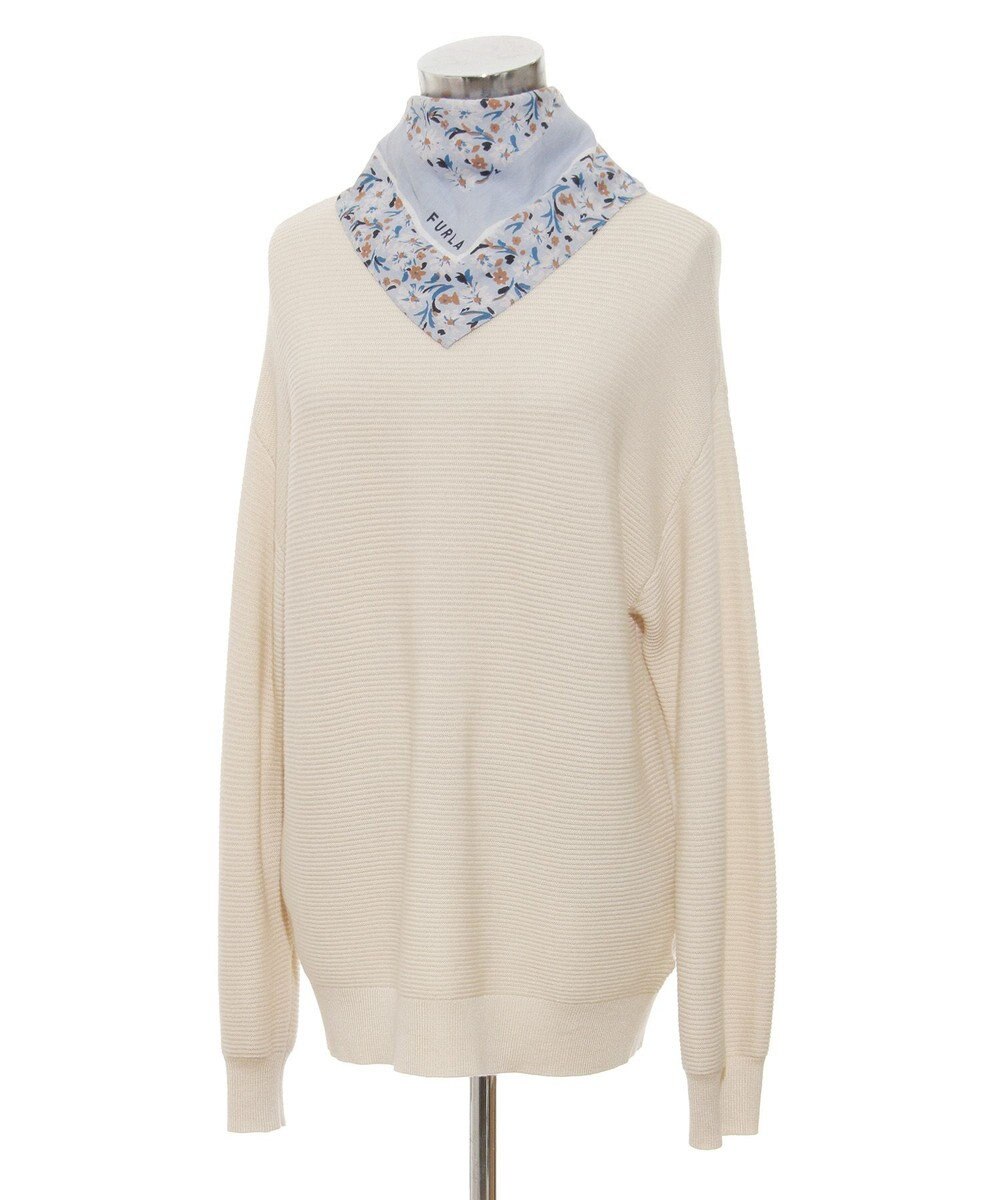 MOONBAT フルラ (FURLA) コットンプチスカーフ 50cm×50cm 