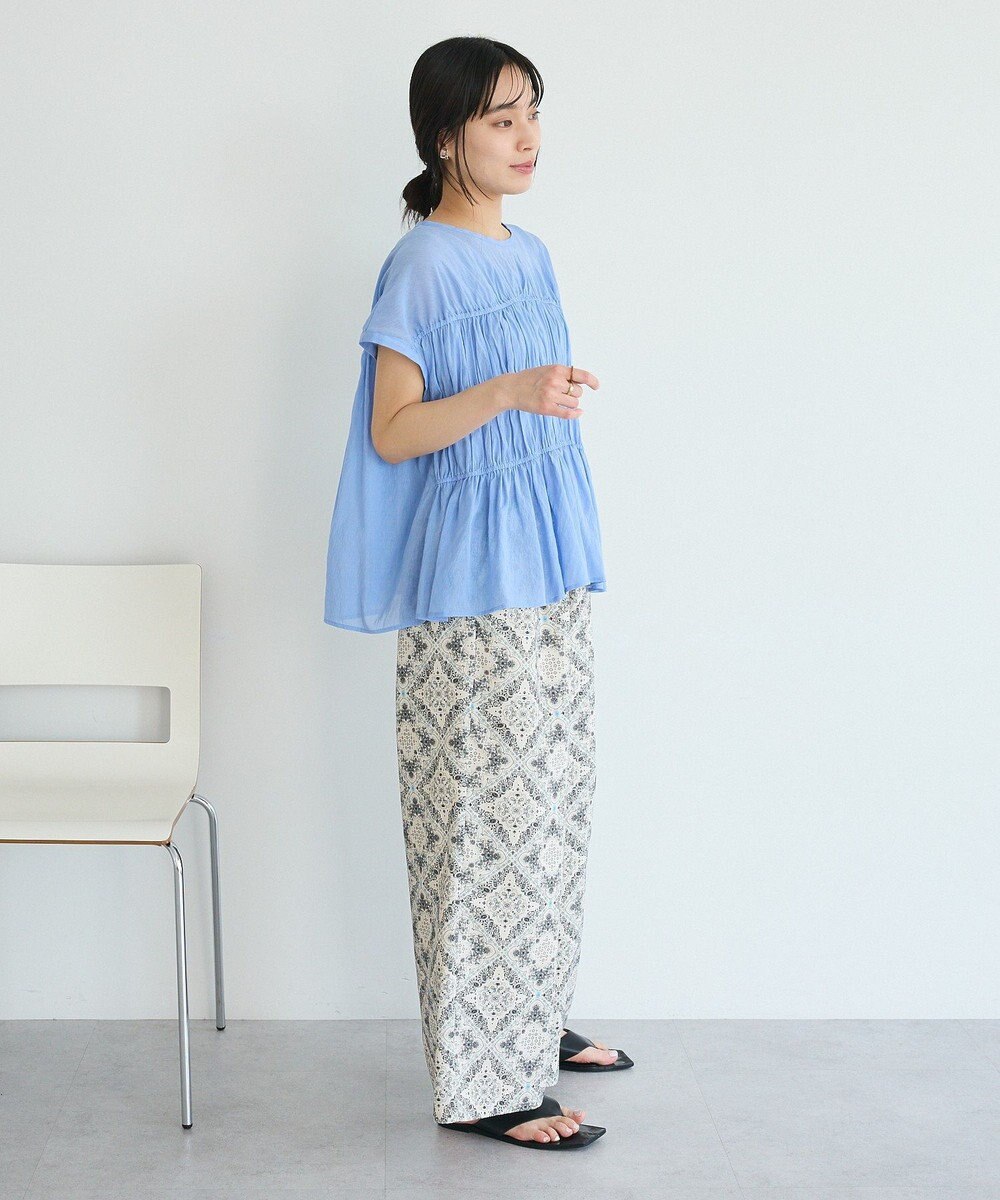 CRAFT STANDARD BOUTIQUE ヴィンテージボイルギャザーブラウス 