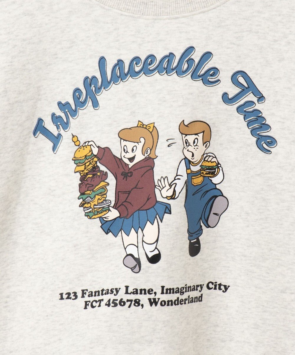 WEGO イラストプルオーバースウェット 