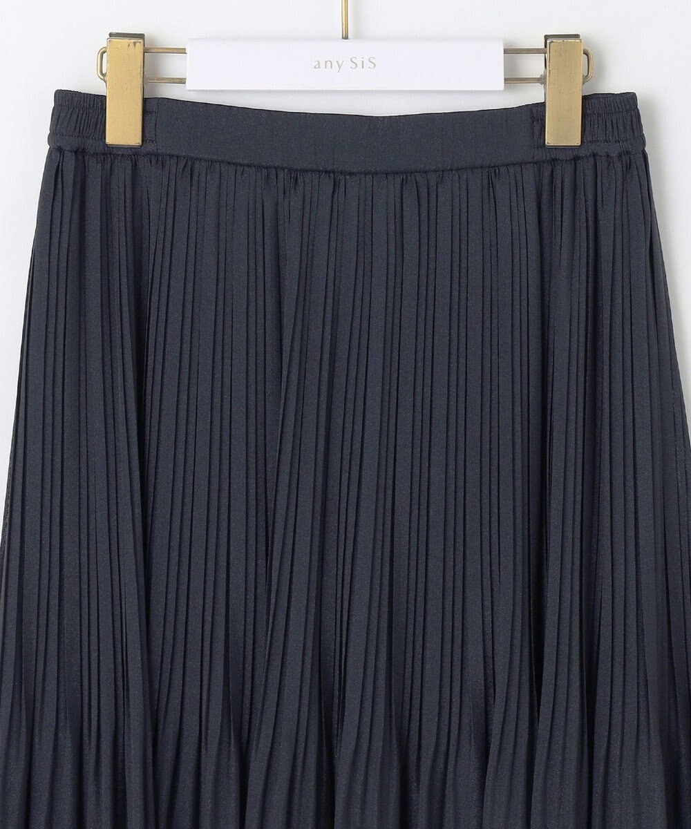 ANY SIS S 【洗える】シャイニープリーツ スカート 