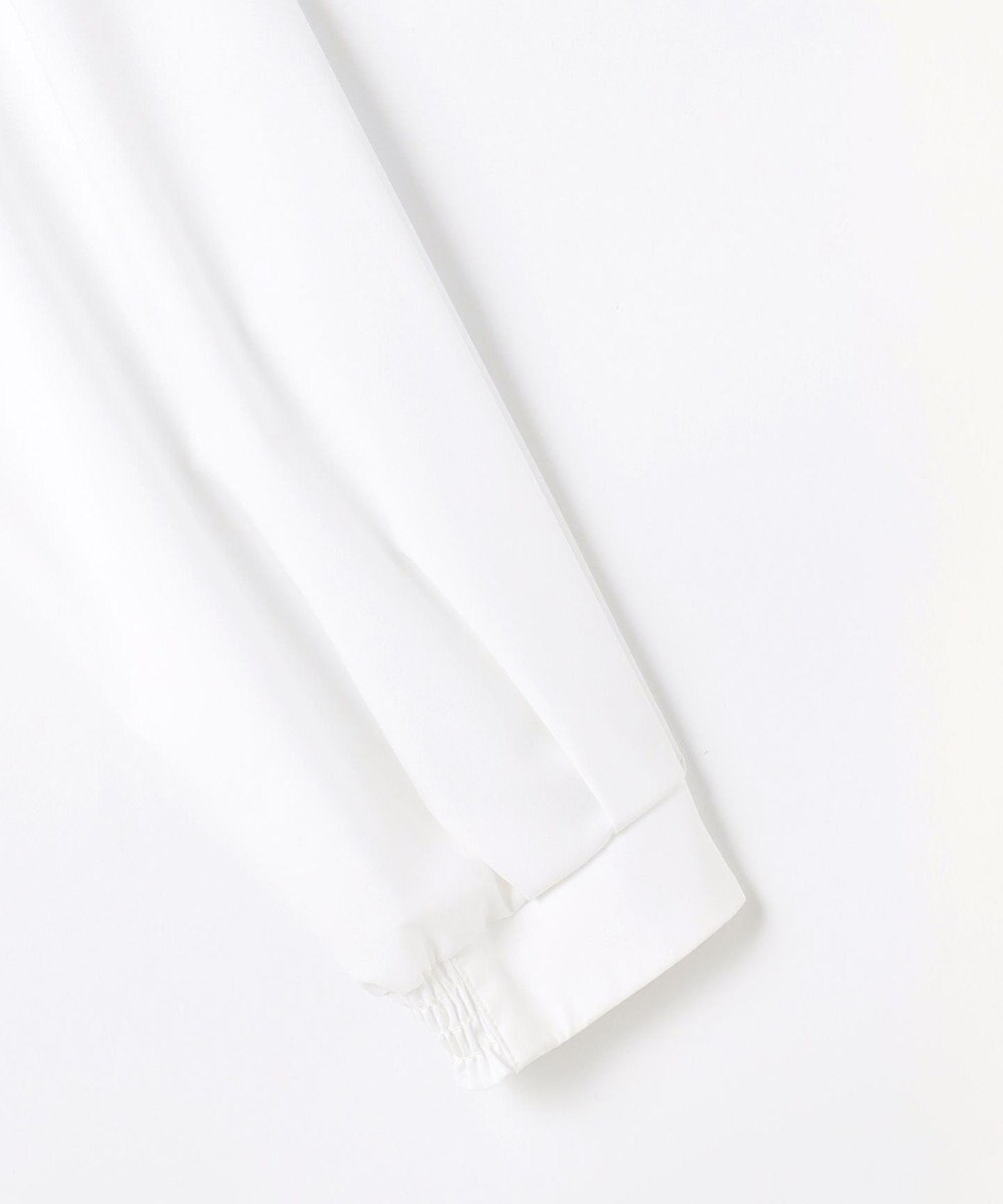 組曲 【KUMIKYOKU NAVY】コットンタッチシャーティングラッフルフレア ブラウス 