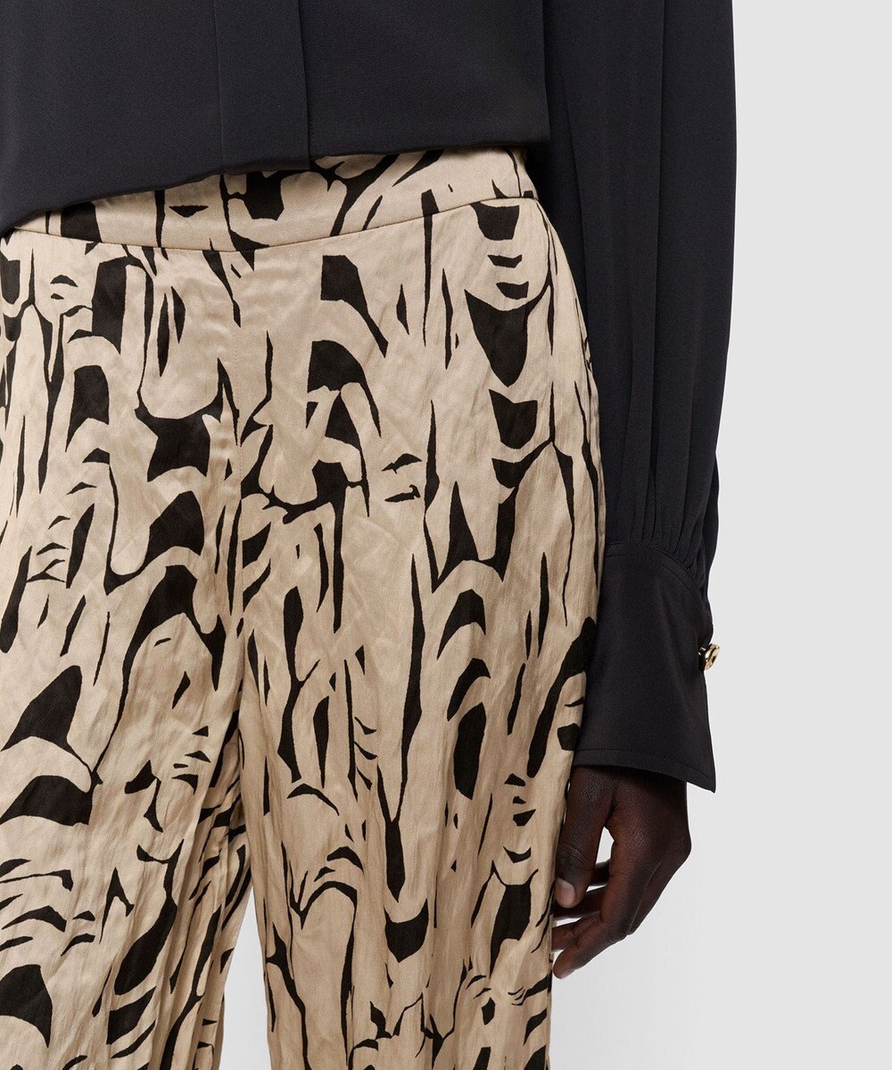 JOSEPH プリントクリンクル　トラウザーズ 