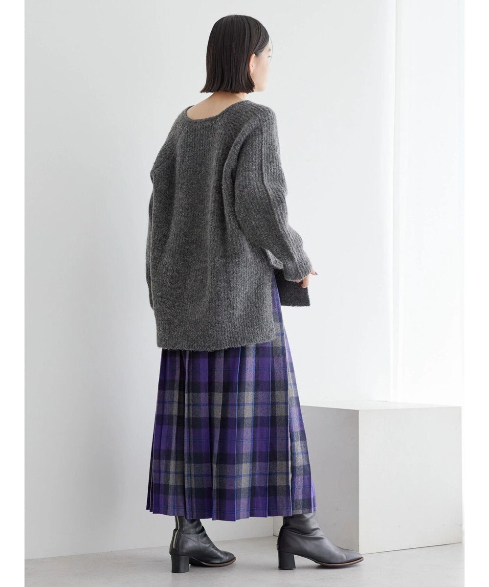 AMERICAN HOLIC ミックスヤーンカフタンニットプルオーバー 