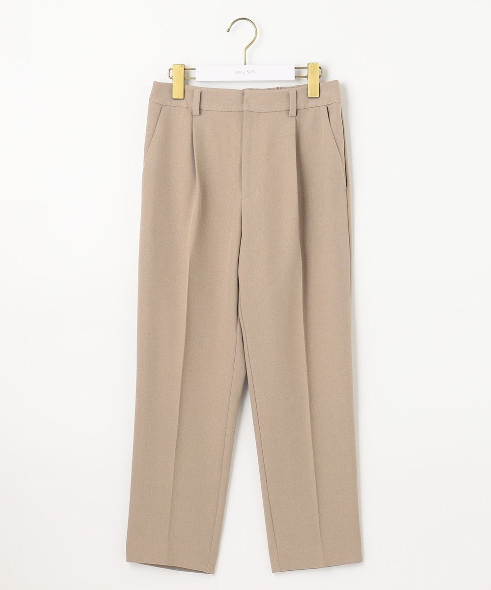 ANY SIS 【セットアップ可】リネンライクポリエステル パンツ 