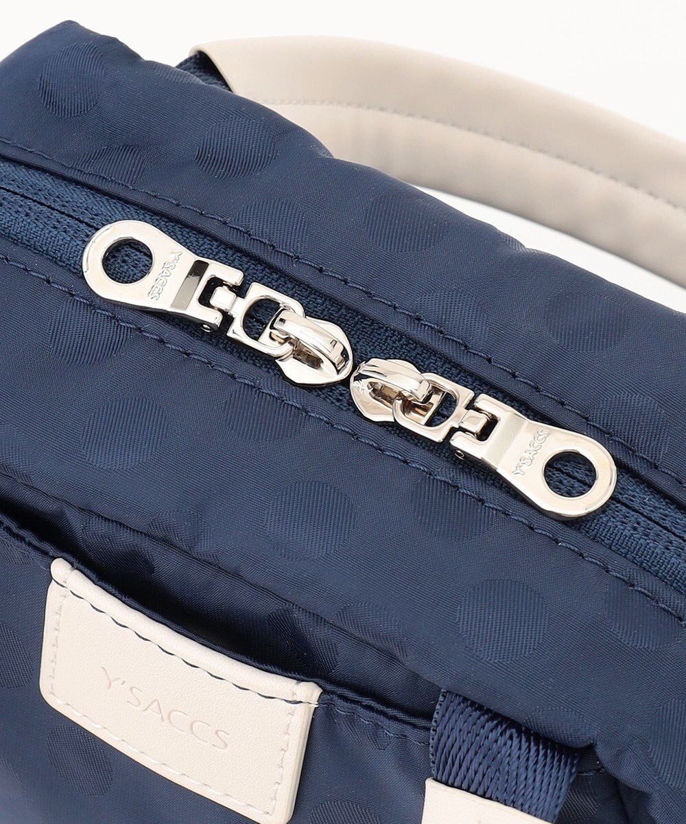 Y'SACCS はっ水ドットジャカード　ショートハンドル付き　軽量2wayショルダー 