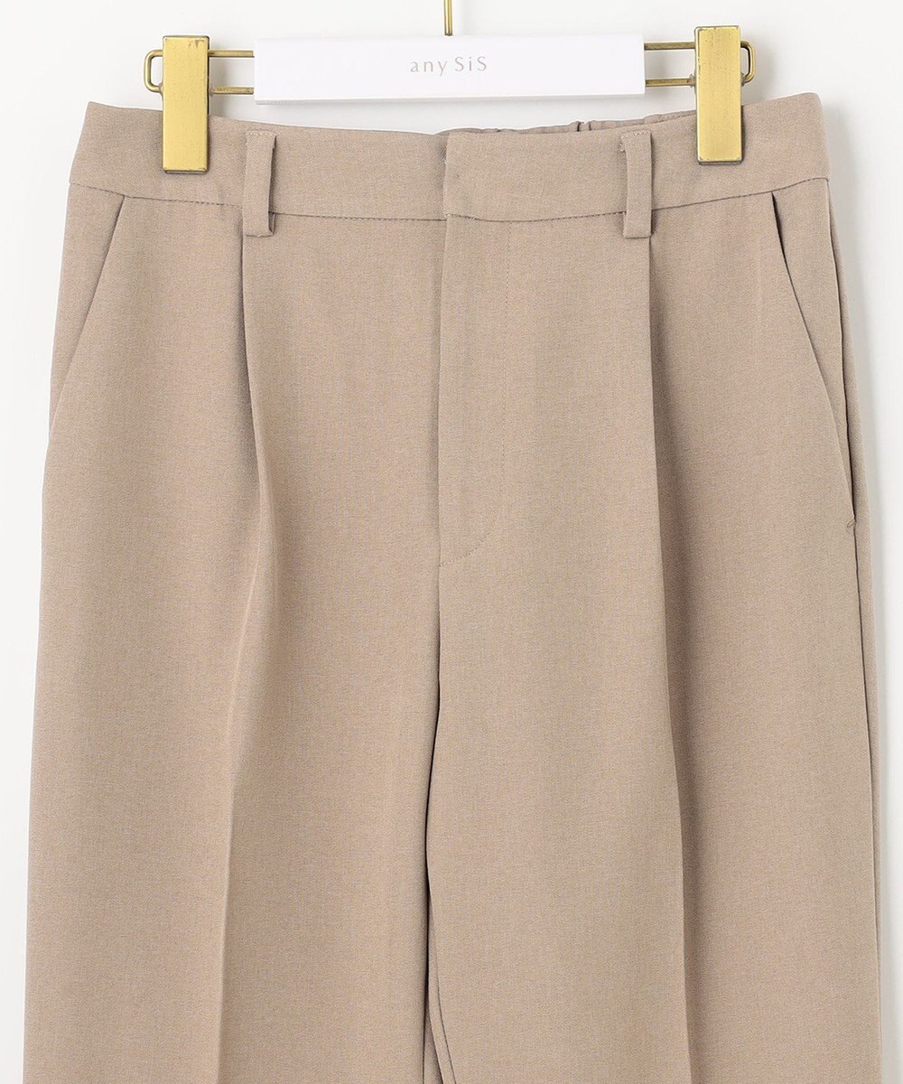ANY SIS 【セットアップ可】リネンライクポリエステル パンツ 