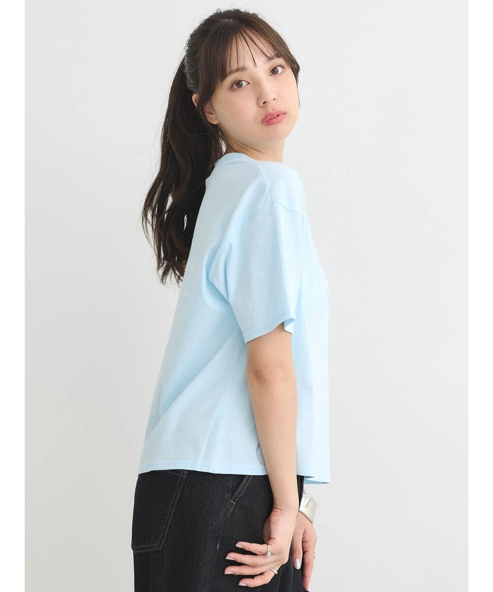 earth music&ecology ポケット刺繍Ｔシャツ 