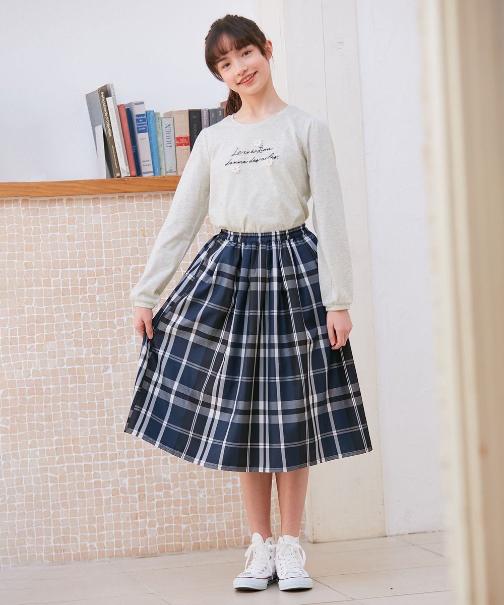 ANY KIDS ロゴ入り 長袖 Ｔシャツ 