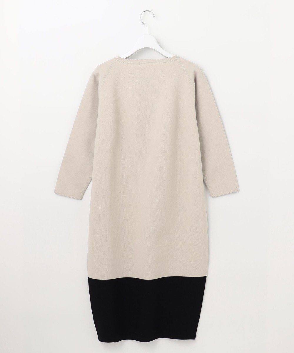 自由区 【洗える】ポリエステルホールガーメントニット ワンピース 