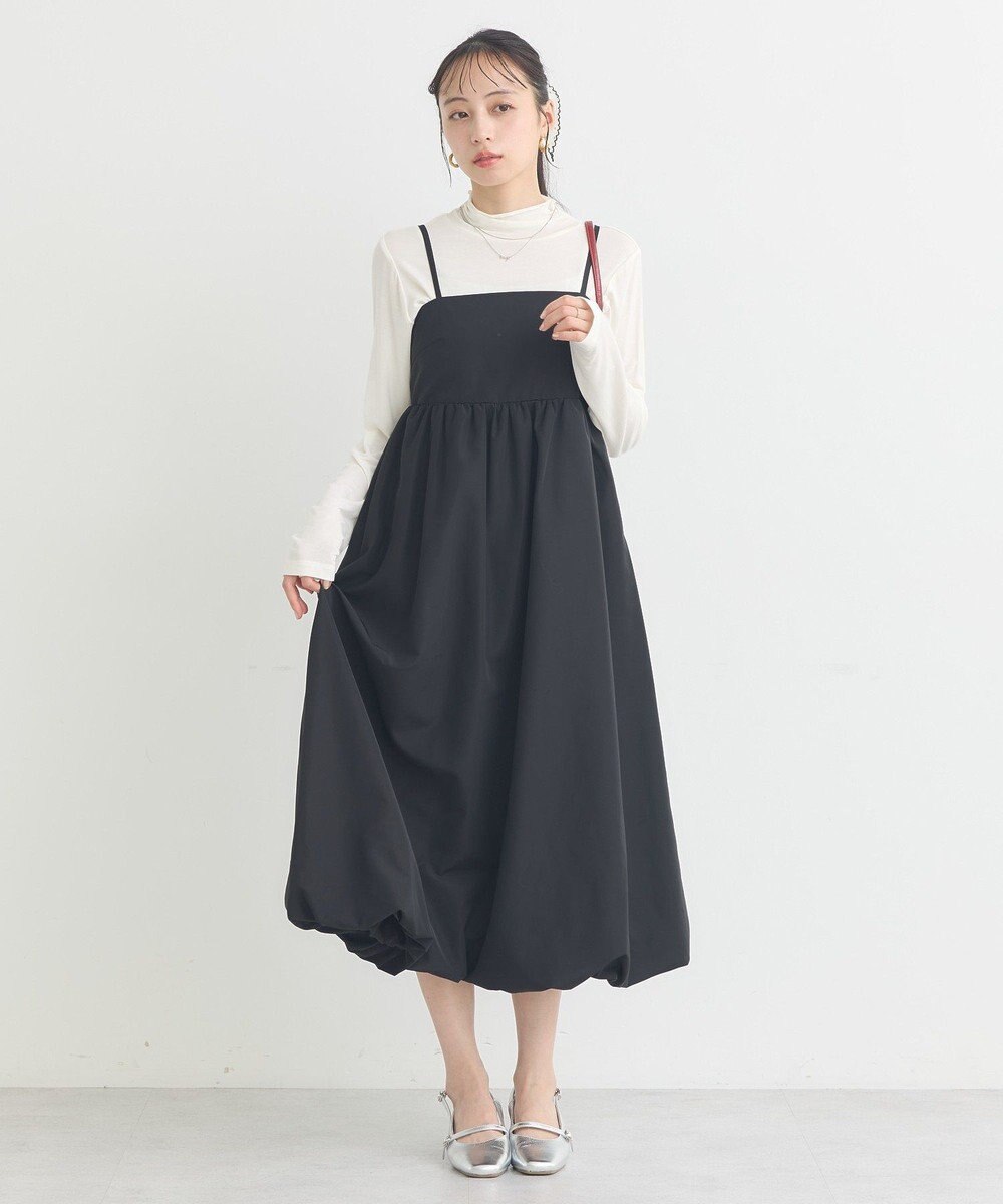 earth music&ecology バルーンキャミワンピース 