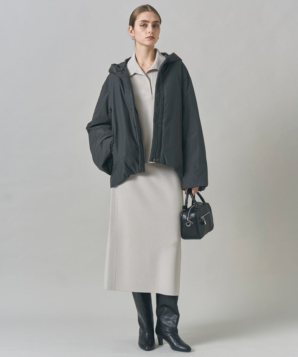 ICB 【WEB限定カラーあり・撥水加工】ADSダウン フーデットミドル丈コート 