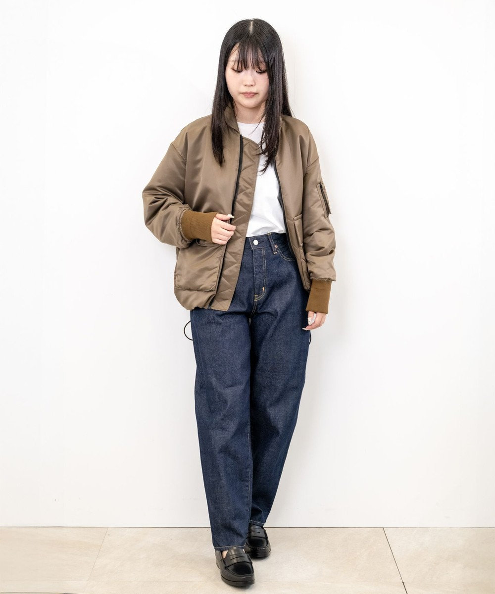 caqu FS narrow barrel ナローバレルデニムパンツ 