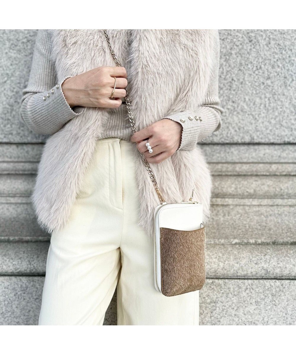 LA BAGAGERIE 【インスタグラマー chiyoさん×LA BAGAGERIE】チェーンスマホショルダー 