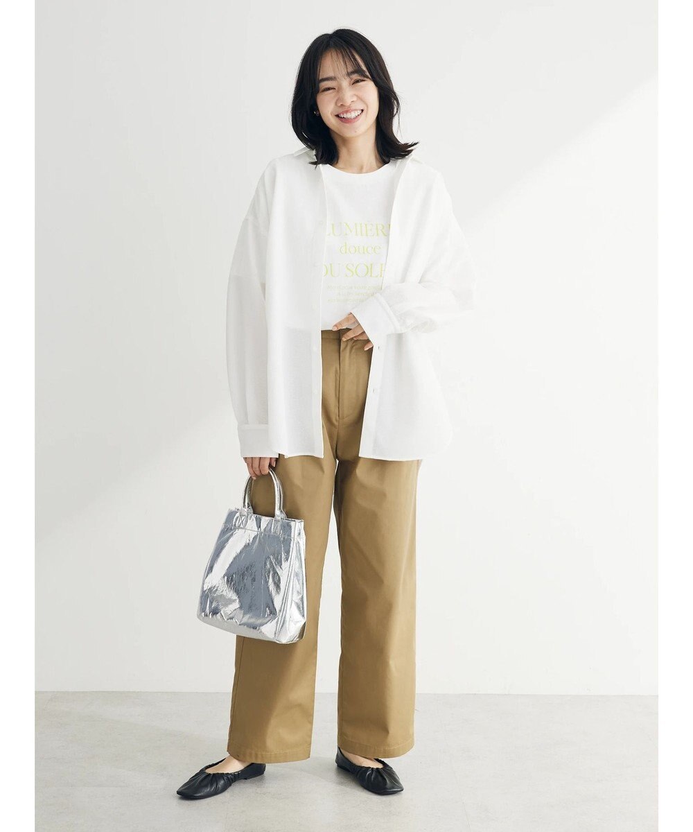 Green Parks フェミニンロゴボックスＴシャツ 