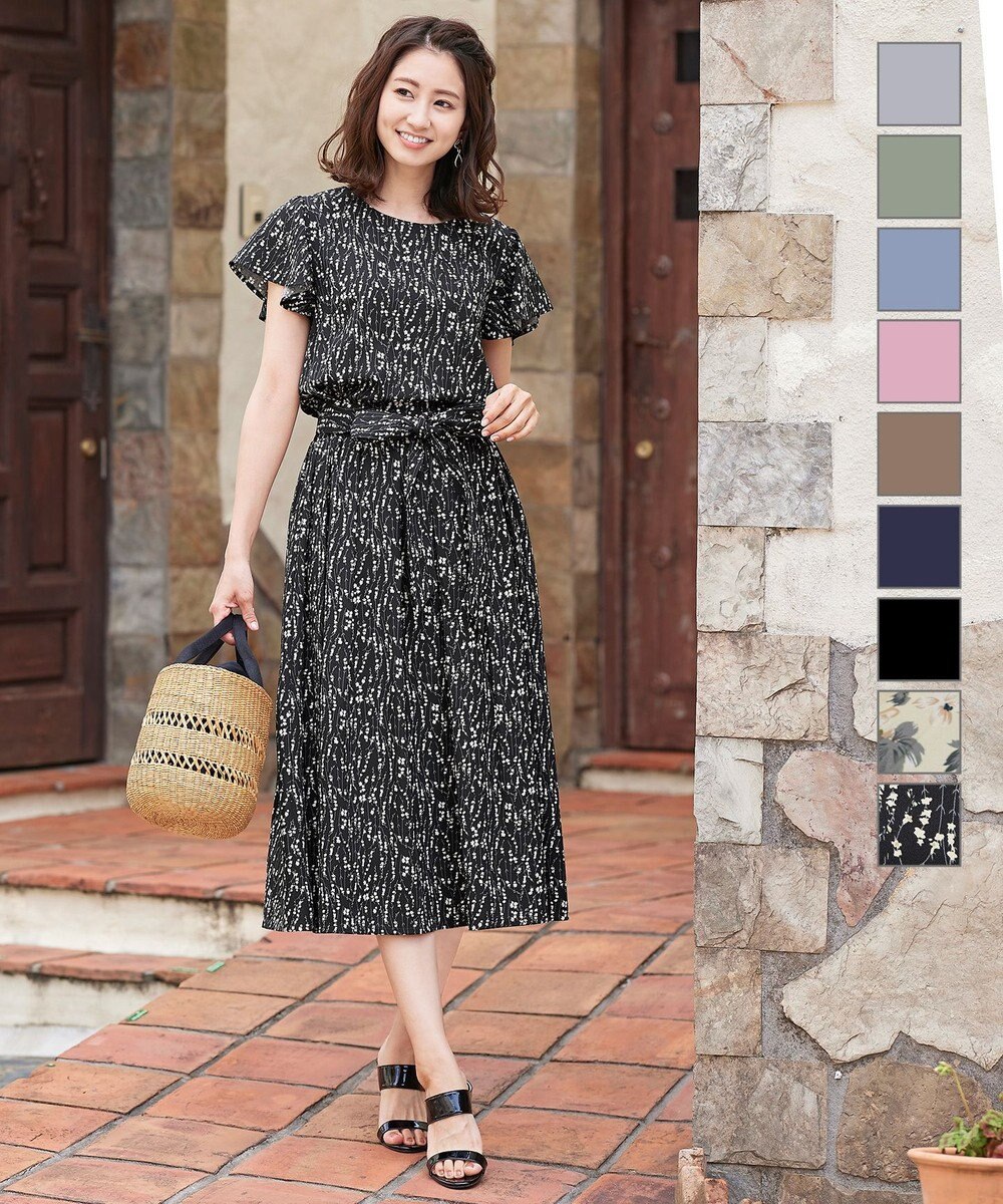 洗える 大人上品なフレンチフレア袖ワンピース Tiaclasse ファッション通販 公式通販 オンワード クローゼット 洗える 大人上品なフレンチフレア袖ワンピース Tiaclasse ファッション通販 公式通販 オンワード クローゼット