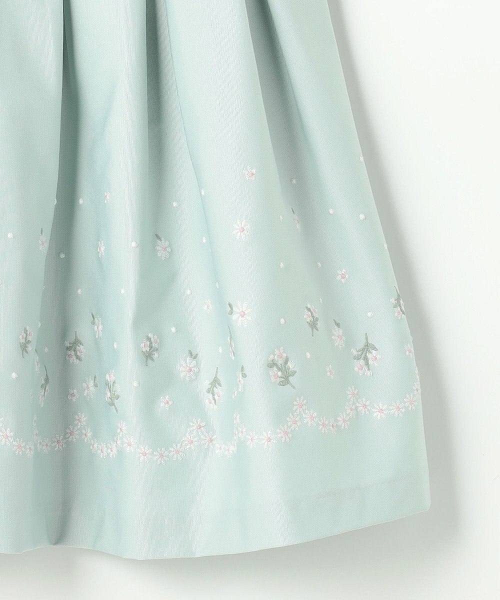 組曲 KIDS 【110-140㎝】 フラワーアーチワンピース＆ボレロジャケットセット 