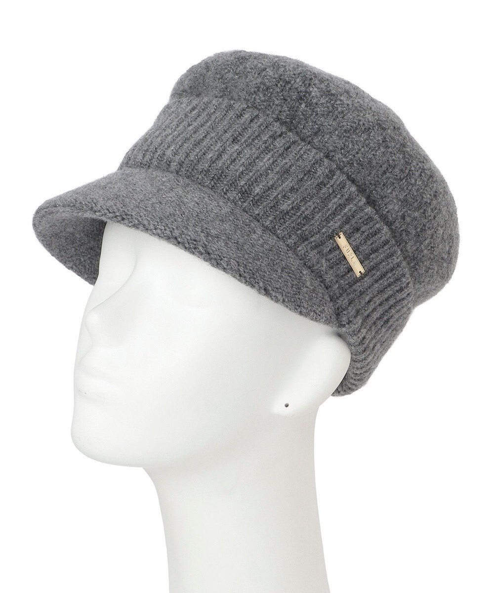 MOONBAT FURLA(フルラ) ラメ折り返しニットキャスケット【日本製】 