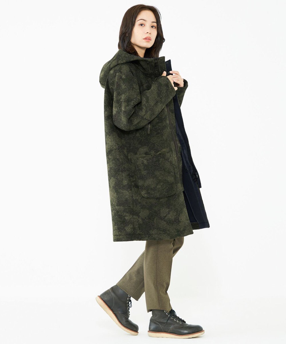 JOSEPH ABBOUD MOUNTAIN 【UNISEX】スライバーカモジャガード コート 