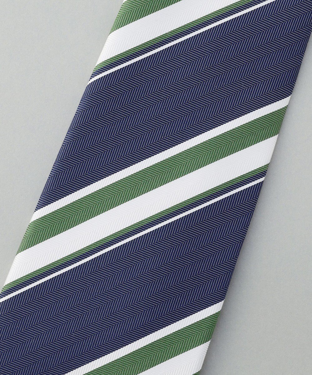 GOTAIRIKU GOTAIRIKU別注【日本製】シルク ネクタイ_レジメンタル柄 