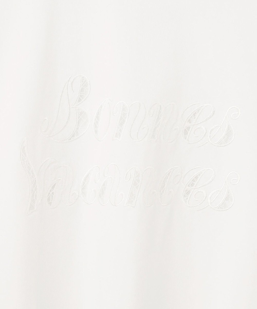 GRACE CONTINENTAL レースロゴTシャツ 