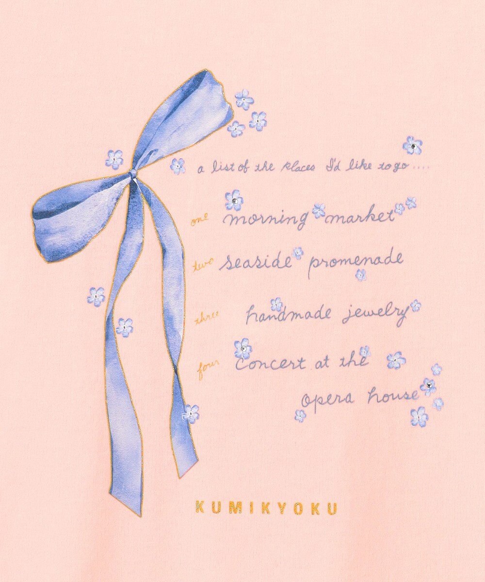 組曲 KIDS 【150-160㎝】リボンリスト Tシャツ 