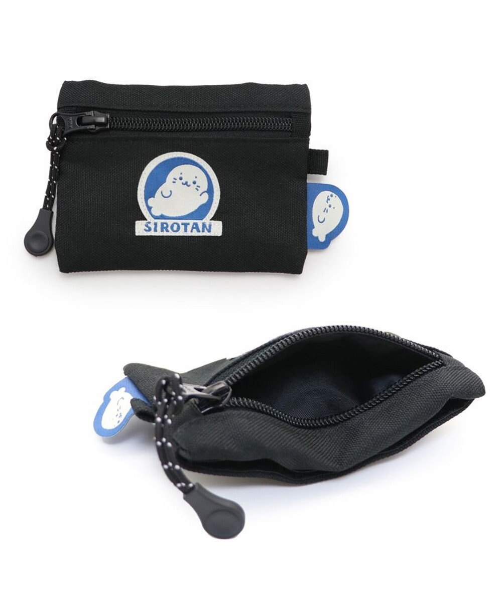 Mother garden しろたん コインケース 黒色 小銭入れ 財布 ポーチ 