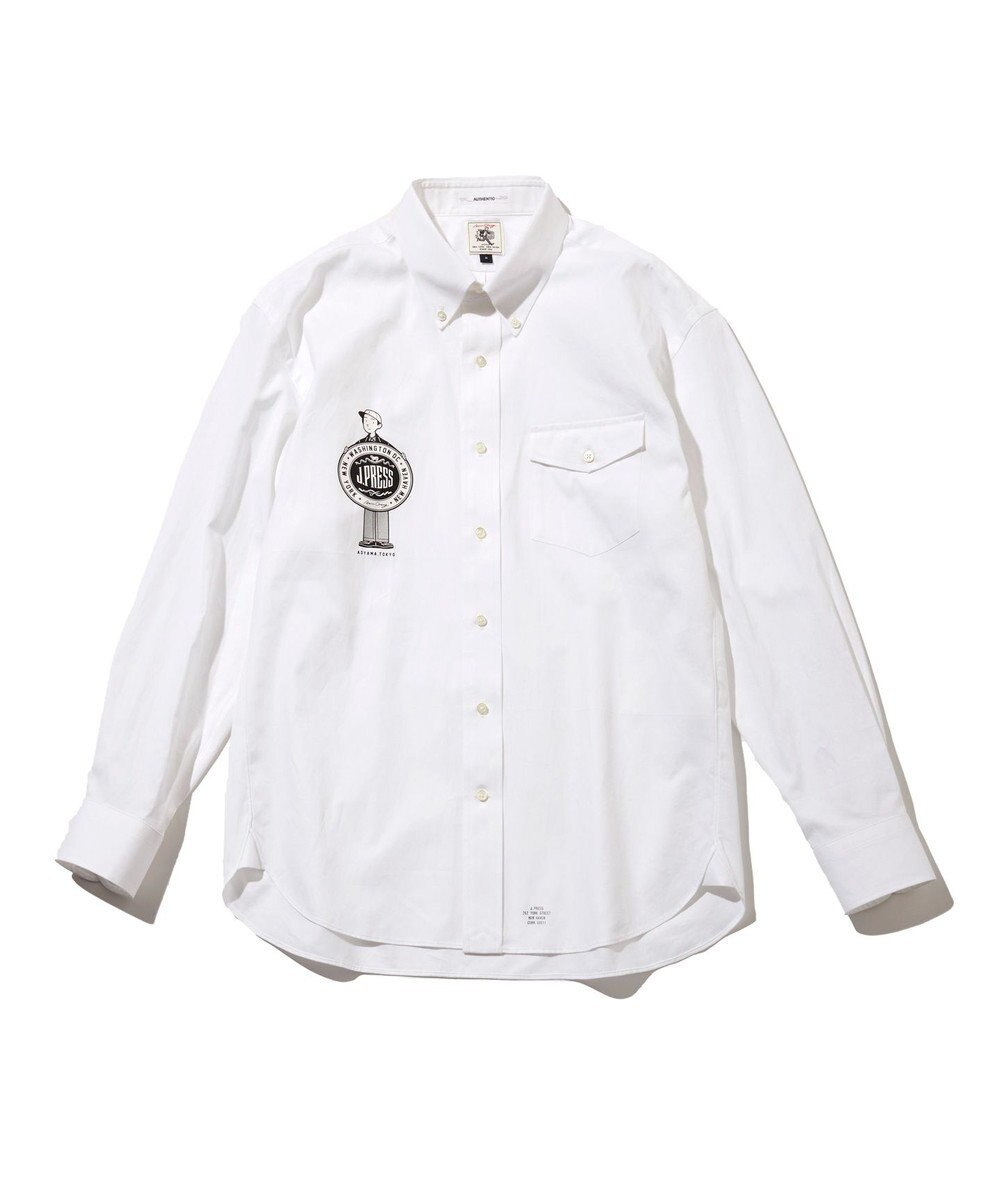 J.PRESS MEN 【AaronChang】【UNISEX】ピンオックス シャツ / B.D. 
