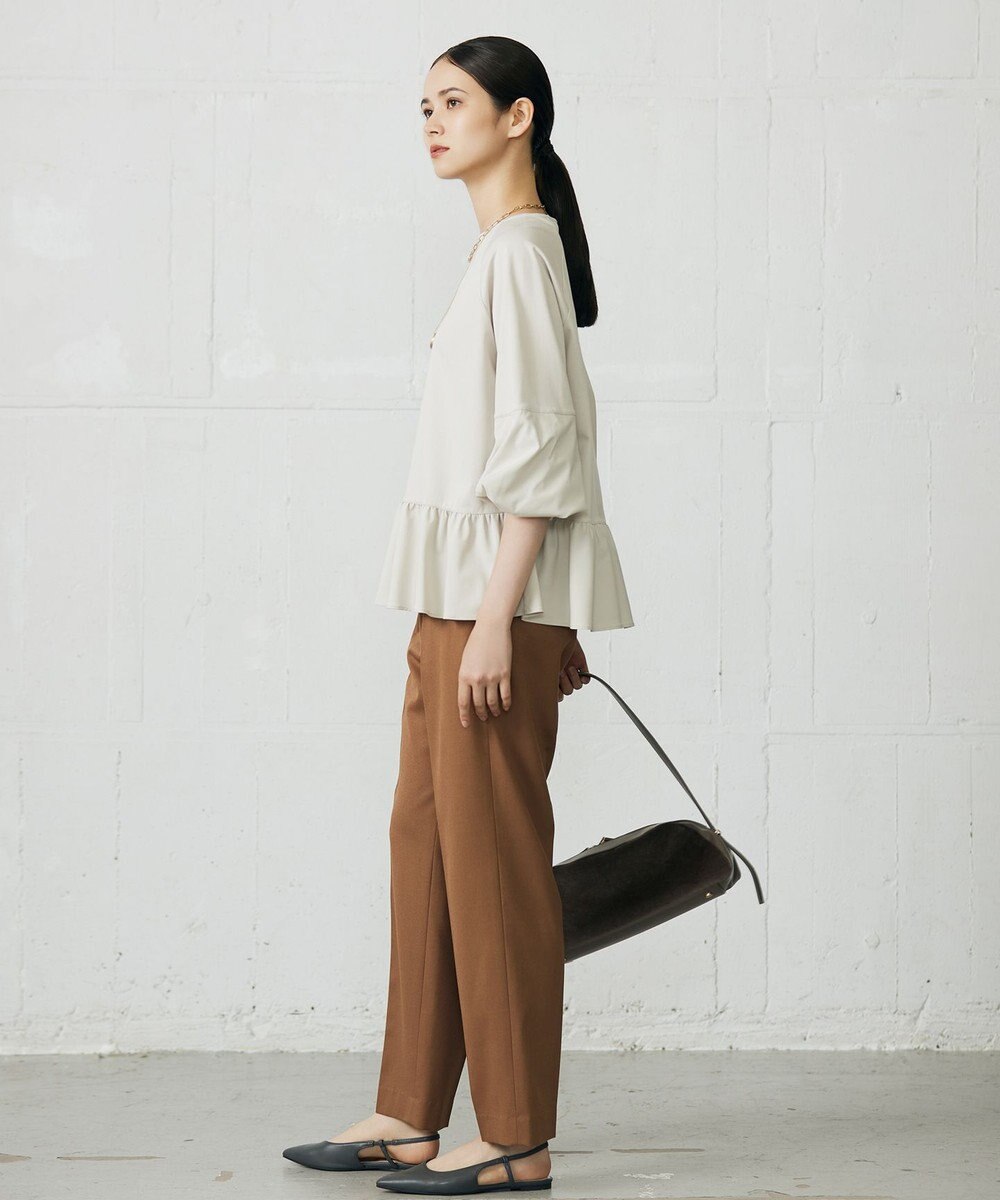 自由区 L 【SHIHOさん着用】TRスラブツイルテーパード パンツ 