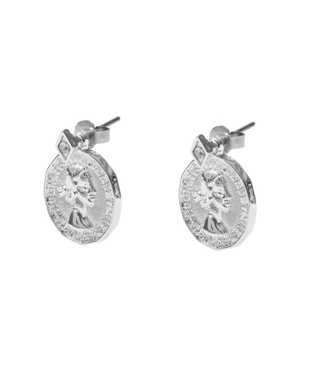 earth music&ecology ２WAYコインビジューピアス 