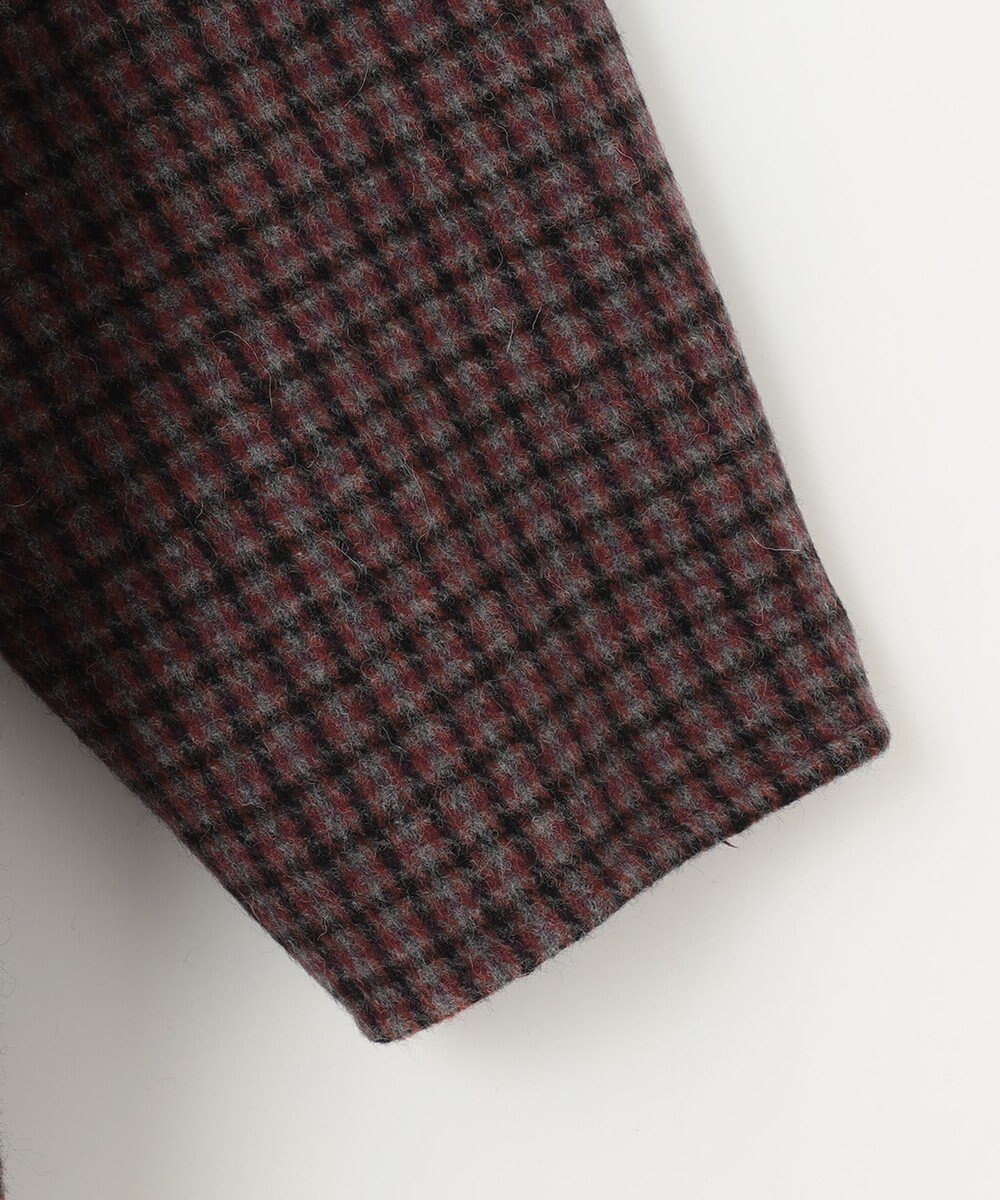 自由区 【リバーシブル】ウールリバー フード付きショートコート 