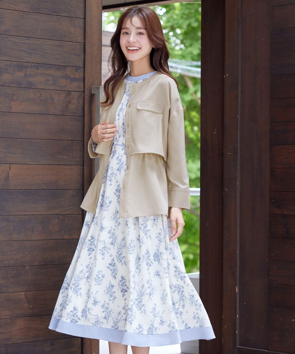 Tiaclasse 【洗える】ドロストレイヤーブルゾン 