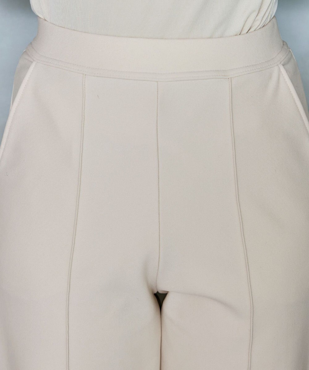 Tiaclasse 【日本製・洗える】すふれ起毛ワイドパンツ 