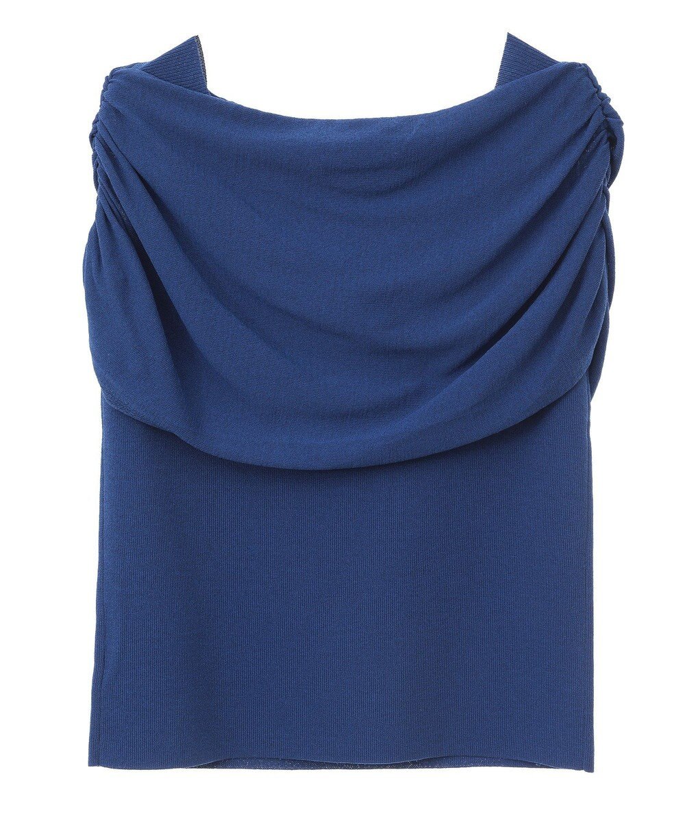 YECCA VECCA シャーリングオフショルニット 