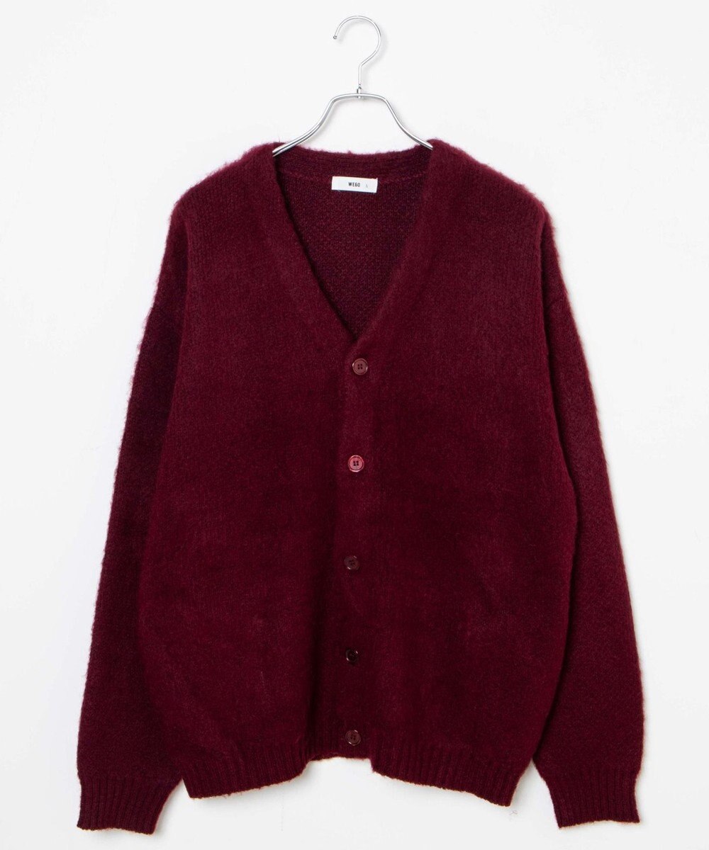WEGO モヘアライクBIGカーディガン 