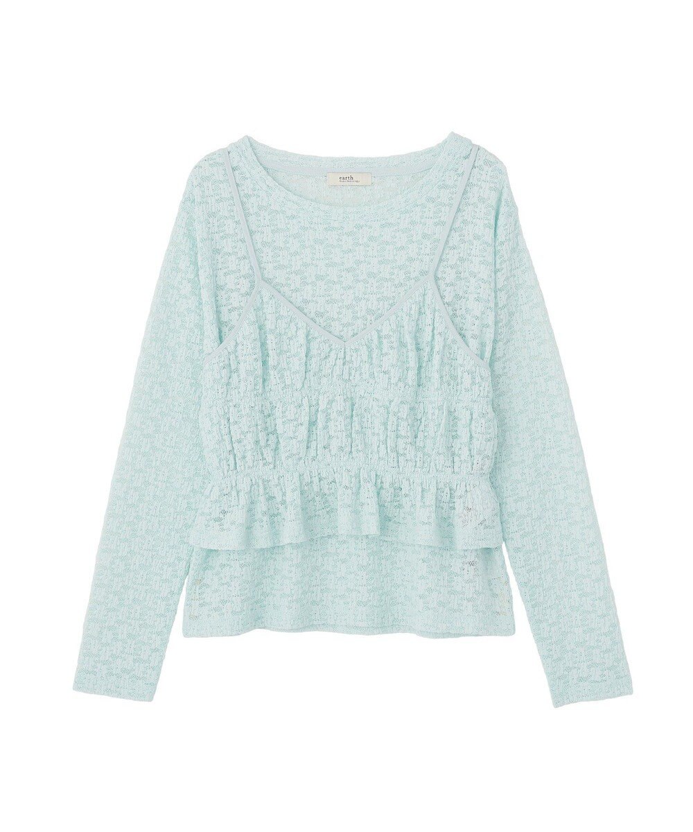 earth music&ecology SET2点カットレースプルオーバー＋ビスチェ 