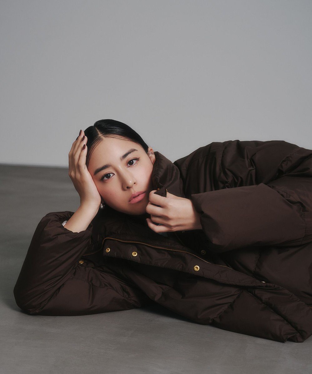 UNFILO L 【VERY掲載 / 自宅で洗濯OK / 軽量で暖かい】TAIONコラボ ショートダウン 