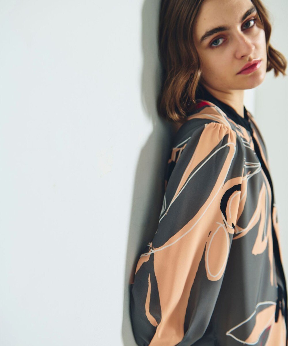 GRACE CONTINENTAL キカラインフラワーワンピース 