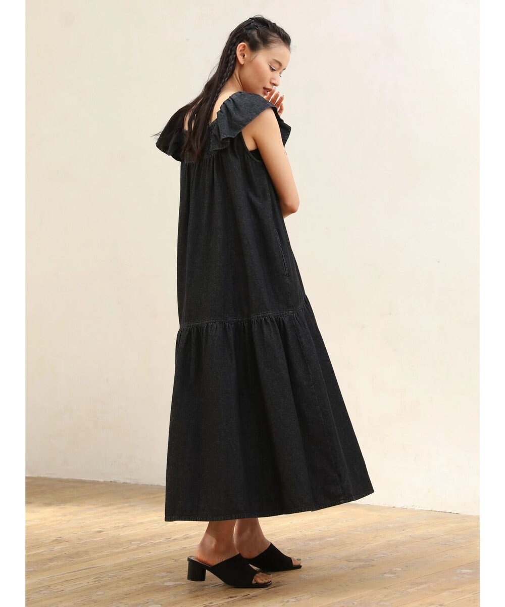 Green Parks ■ＥＳＣＡＲ　デニムピンタックワンピース 