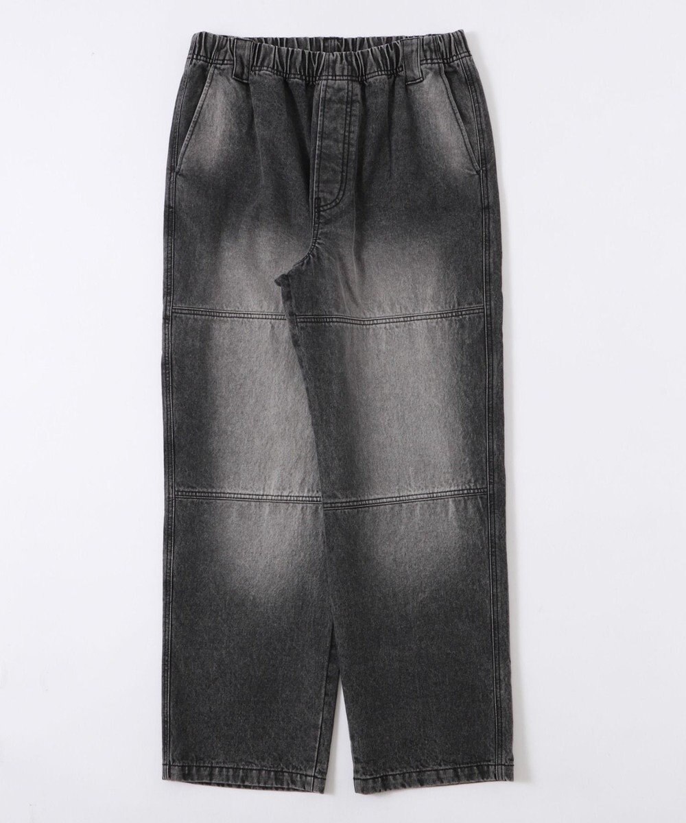 WEGO 【ウエストゴム/MLサイズ展開】ージーダブルニーパンツ 